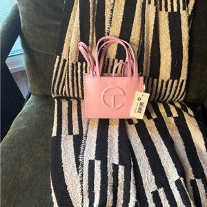 Telfar Pink Mini Shopping Bag